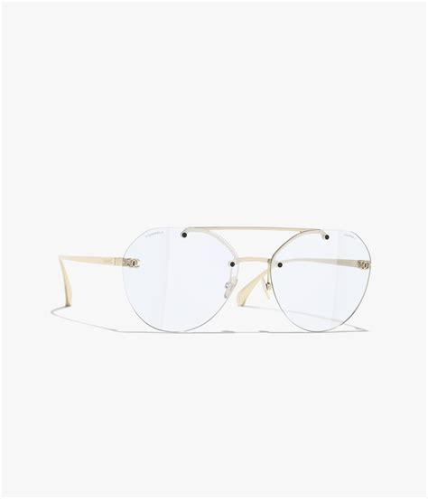 chanel c395|CHANEL Eyewear: Pilot Blue Light Glasses, titanium — Fashion.